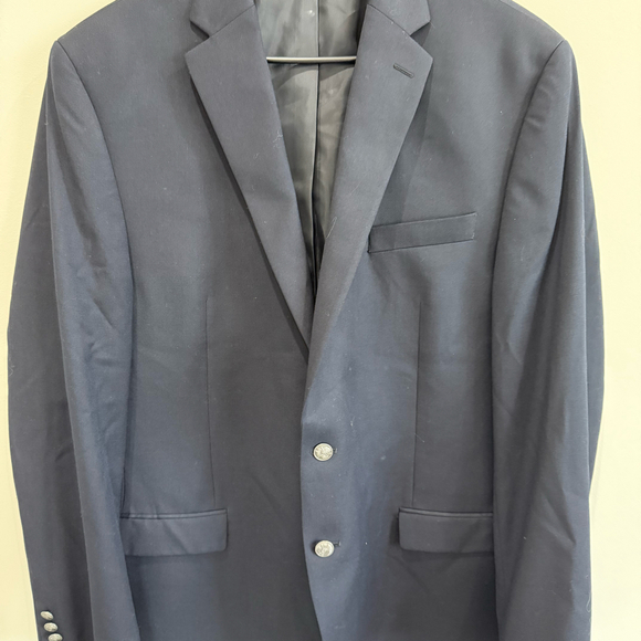 Michael Kors Blazer Two-Button Mens Navy 44L - Picture 1 of 5
